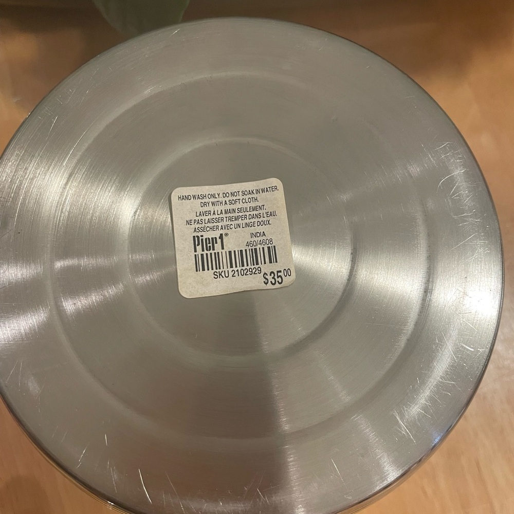Pier 1 Bee Hive ice bucket, stainless steel - Picture 6 of 13